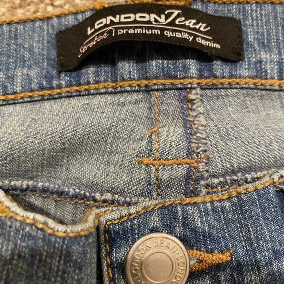 Victoria’s Secret London Jeans Flare Denim Women’s Sz 2 short Y2K Vintage NEW - Picture 10 of 10